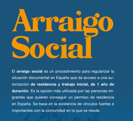 FICHA TEMÁTICA ARRAIGO SOCIAL. INFORME "RETOS DE LA INMIGRACIÓN EN ESPAÑA. LOS DERECHOS COMO BASE PARA LA INCLUSIÓN"