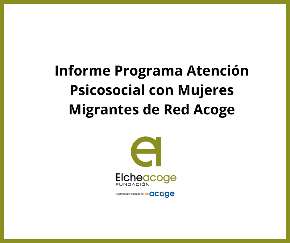 Proyecto atención psicosocial con mujeres migrantes